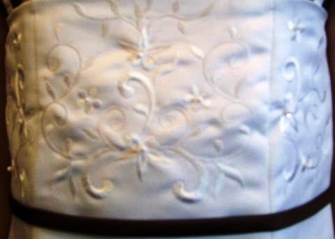 chocolate ivory flower girl dresses